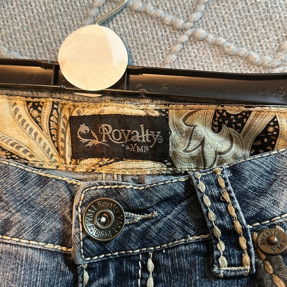 YMI Royalty Blue Bootcut Jeans with Classic Fading - Picture 5 of 5